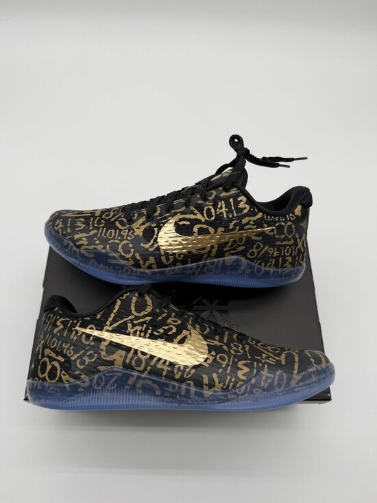 New Nike Kobe XI EM Protro Basketball Shoes Mens Size 9.5 Black Gold IU4902 900 main image 4